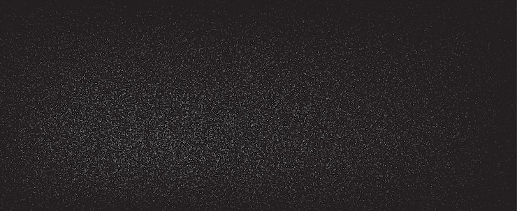 Vecteur arrière-plan métallique noir panoramique et texture de grain texture de bruit de grain noir abstrait