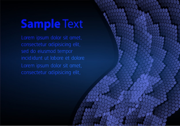 Arrière-plan De Modèle De Zone De Texte Moderne