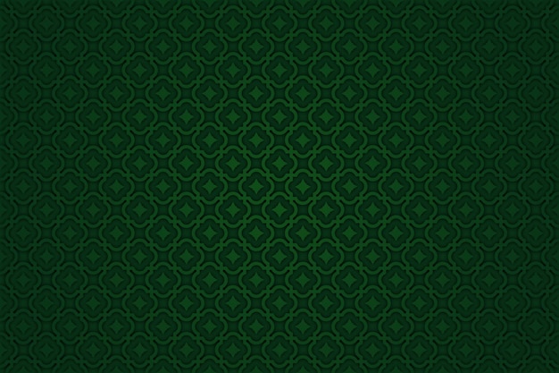 Arrière-plan à motif arabe sans couture Illustration vectorielle ornementale islamique de style arabe