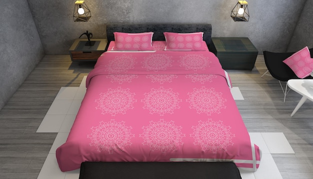 Arrière-plan à motif d'impression florale vectoriel coloré