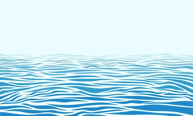 Arrière-plan naturel de la surface bleue de l'eau de mer