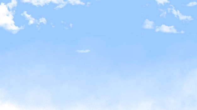 Arrière-plan Des nuages blancs dans le ciel bleu
