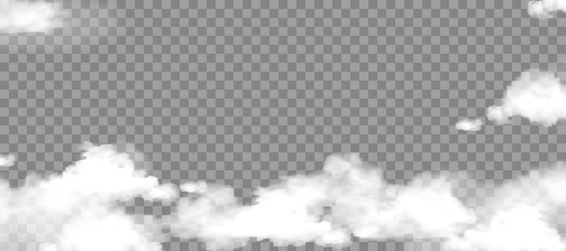 Arrière-plan de nuages réaliste