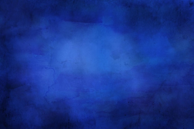 Arrière-plan peint en bleu grunge pour les présentations couverture bannière affiche