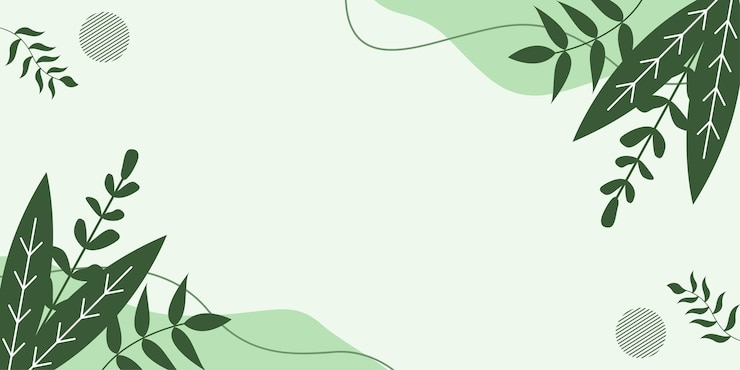 Vecteur arrière-plan plat vert esthétique vectoriel