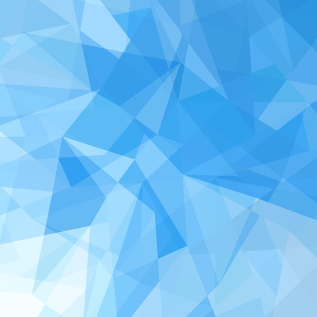 Arrière-plan de polygone abstrait bleu arrière-plan poly bas abstrait de triangles dans des couleurs bleues moderne
