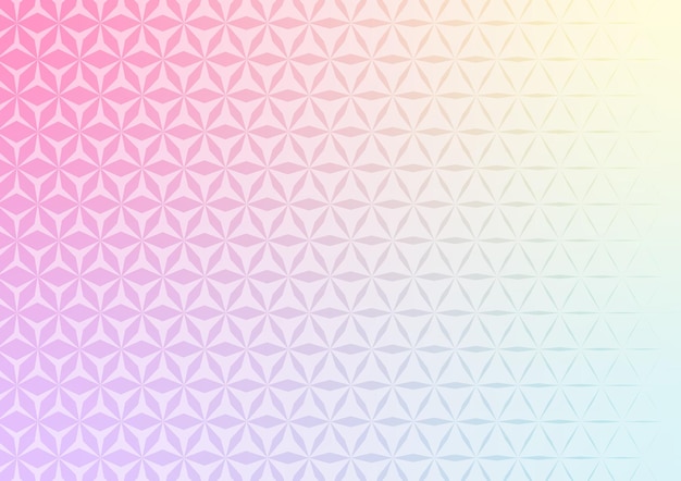 Arrière-plan de présentation en triangle rose à gradient doux pastel