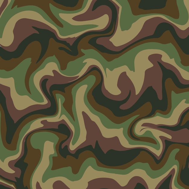 Arrière-plan Psychédélique Abstrait Avec Des Couleurs De Camouflage