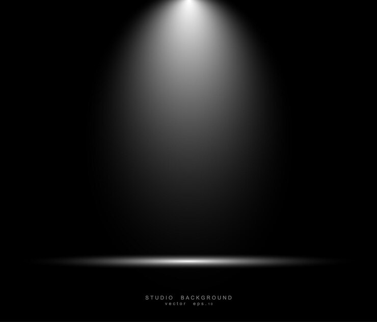 Vecteur arrière-plan de la salle de studio vide