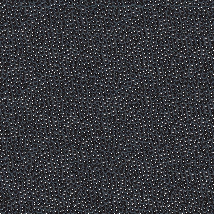 Vecteur arrière-plan sans couture avec du caviar noir