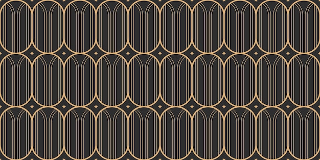 Arrière-plan sans couture en or de luxe