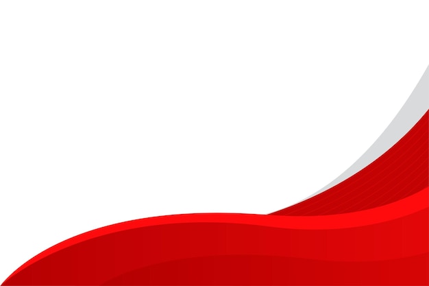 Arrière-plan de style d'affaires ondulé rouge abstrait