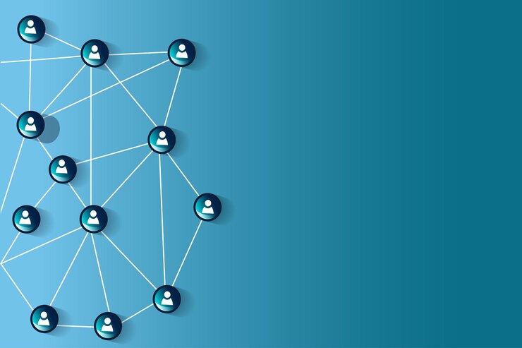 Vecteur arrière-plan de la technologie numérique au fil de réseau