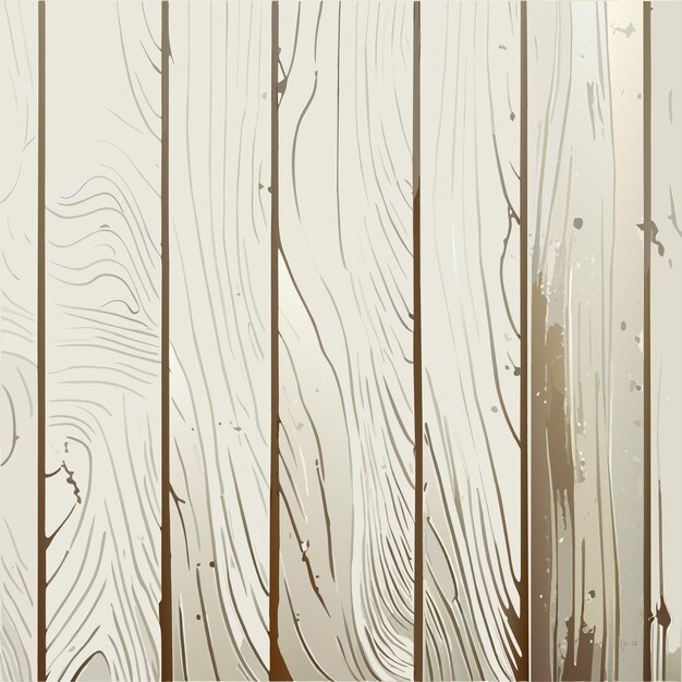 Vecteur arrière-plan texturé en bois blanc rustique et sale
