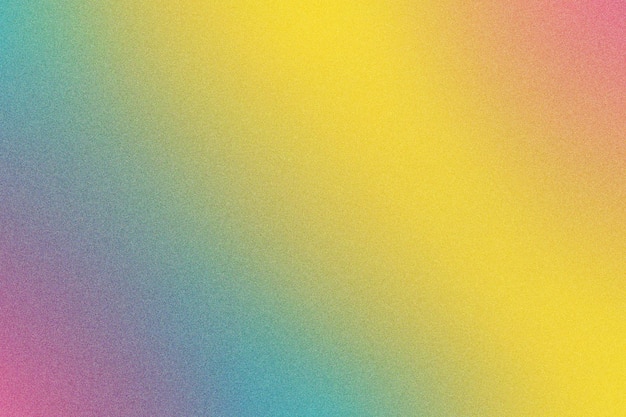 Arrière-plan de texture granuleuse à gradient jaune et cyan doux pour les projets de conception