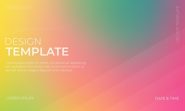 Arrière-plan de texture granuleuse à gradient vert jaune et rose moderne