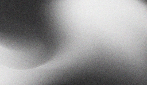 Arrière-plan de texture granuleuse noir et blanc avec effet de bruit de lumière et d'ombre abstraits pour les conceptions artistiques