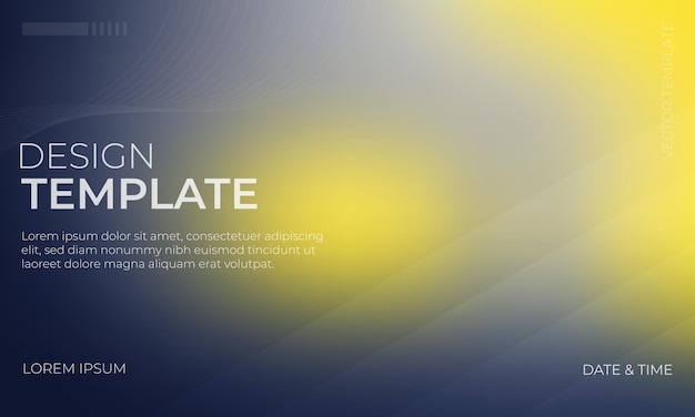 Arrière-plan de texture granuleuse vectorielle moderne de la marine en jaune et gris
