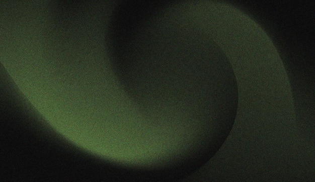 Arrière-plan de texture granuleuse vert foncé avec effet de lumière et d'ombre subtil pour une conception atmosphérique