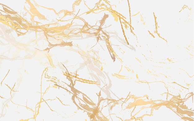 Arrière-plan de texture d'or marbre et de couleur blanche