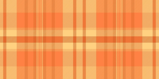 Vecteur arrière-plan de tissu de carte postale sans couture new york motif de texture tartan imprimé vectoriel plaid contrôle textile en couleurs orange et ambre