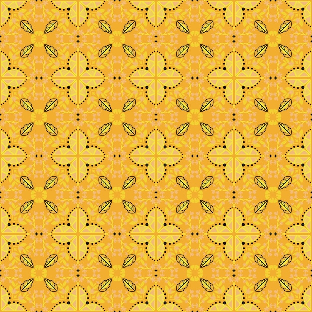 Arrière Plan Transparent Jardin Rétro Nature Aborigène Damas Floral Motif Traditionnel Art