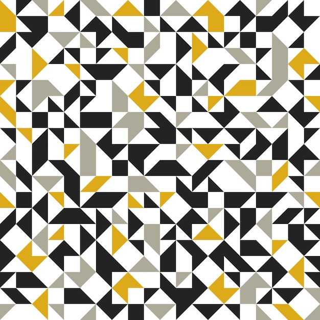 Arrière-plan transparent vecteur mosaïque abstraite, motif géométrique de carrelage pour fonds d'écran, papier d'emballage ou arrière-plans de site Web.