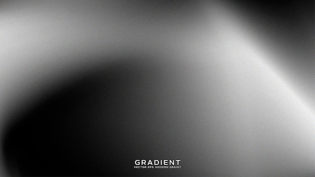Arrière-plan de trou de gradient gris noir avec une texture à effet granuleux