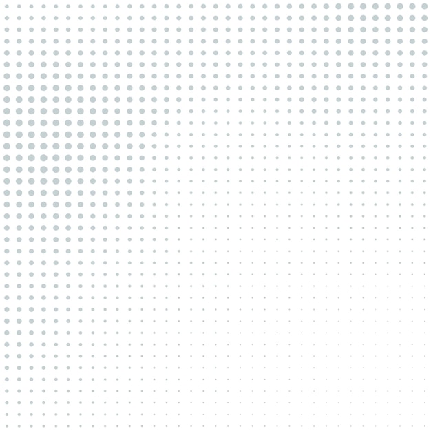 Arrière-plan vectoriel abstrait avec motif de points Arrière-fond de grille tachetée Conception technologique numérique