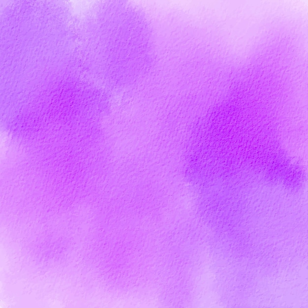 Arrière-plan Vectoriel Abstrait Peint à La Main à L'aquarelle Violette.