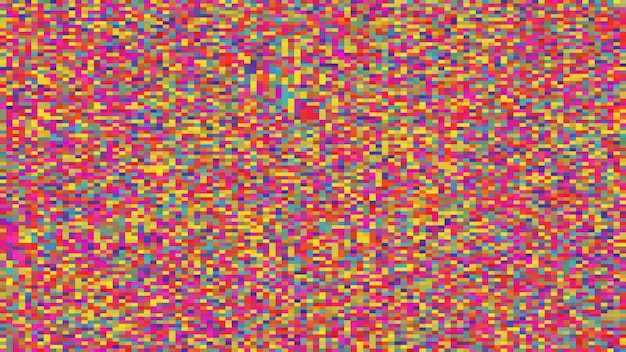 Arrière-plan vectoriel abstrait pixelé avec des couleurs vives et une conception géométrique dynamique