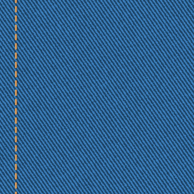 Vecteur arrière-plan vectoriel carré de texture de tissu denim bleu