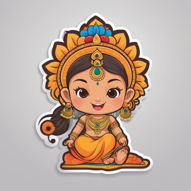 Arrière-plan Vectoriel De Dessins Animés De L'inde