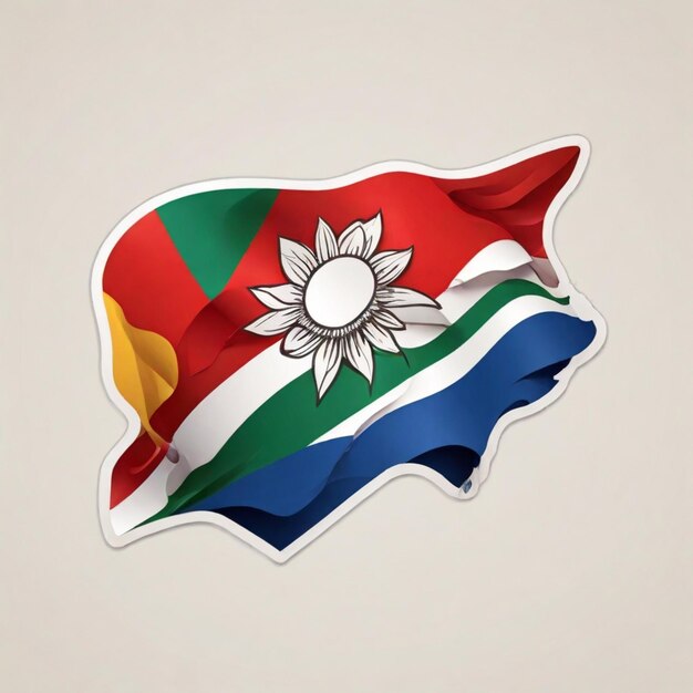Vecteur arrière-plan vectoriel du drapeau de l'afrique du sud