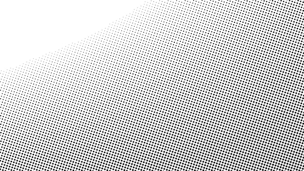 Arrière-plan vectoriel du gradient vertical des points à mi-tonne texture de modèle d'art pop