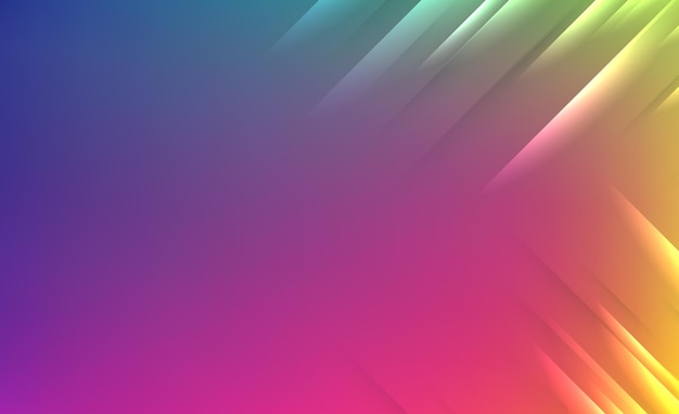 Arrière-plan vectoriel en gradient d'arc-en-ciel pour les projets créatifs