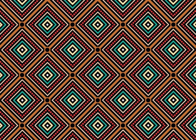 Arrière-plan vectoriel sans couture avec motif de rhombe