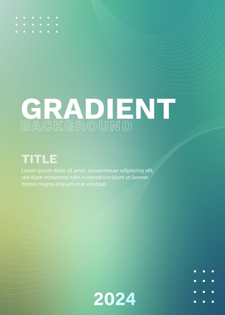 Arrière-plan vert pour des projets graphiques polyvalents