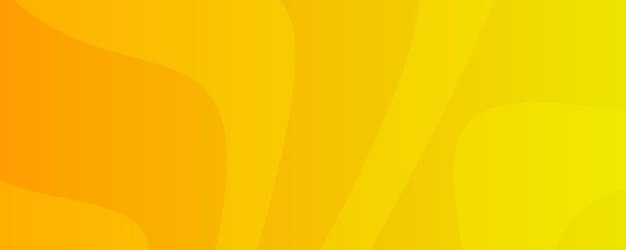 Arrière-plans dégradés jaunes modernes avec lignes d'onde bannière d'en-tête arrière-plans de présentation abstraits géométriques lumineux illustration vectorielle
