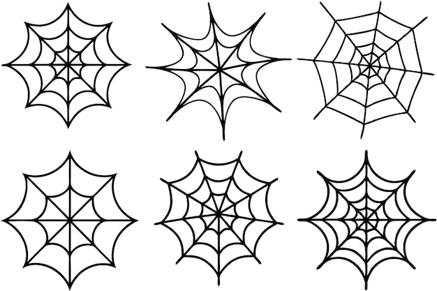 L'art de la ligne d'araignée Design d'illustration web élégant et minimaliste