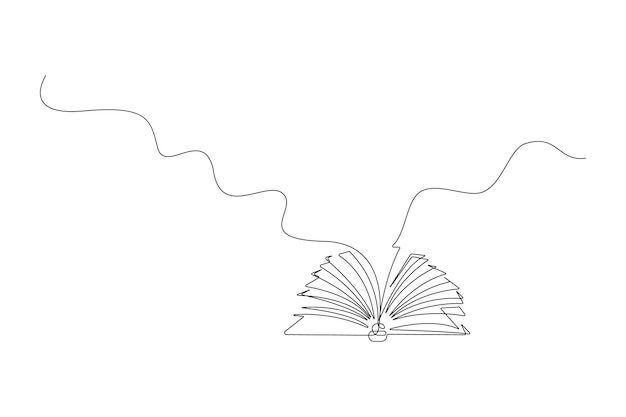 Art en ligne du livre ouvert