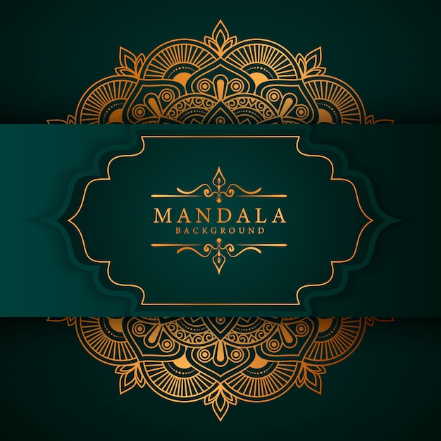 Art De Mandala De Luxe Avec Fond Style Islamique Arabe