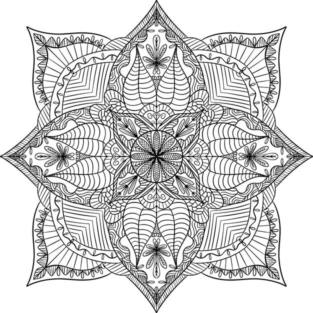 Vecteur art de mandala