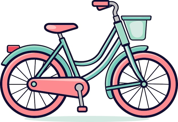 Art vectoriel de l'équipement d'emballage de vélo Essentiels Système de sentier de vélo vectoriel