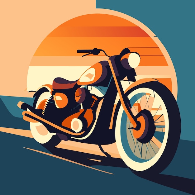 Art Vectoriel Moto