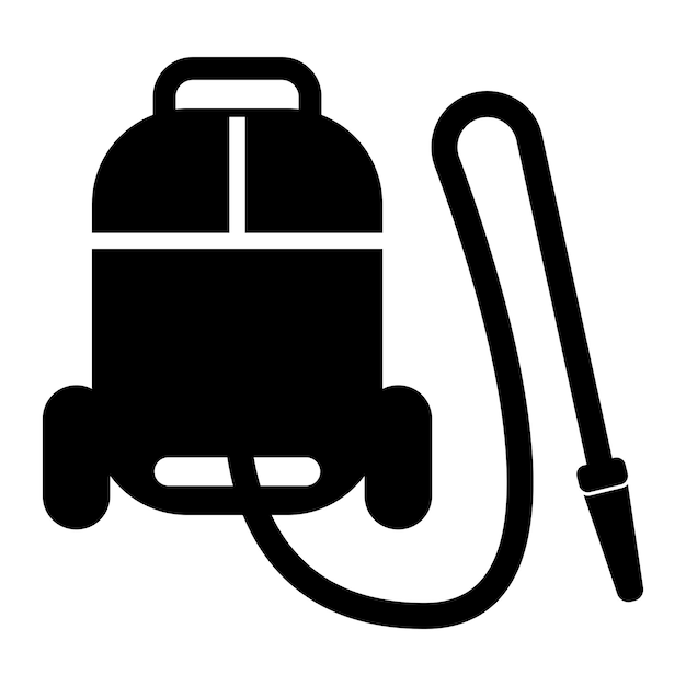 Aspirateur Icône Symbole Vecteur Illustration Design