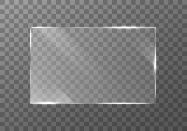 Assiette plate en verre