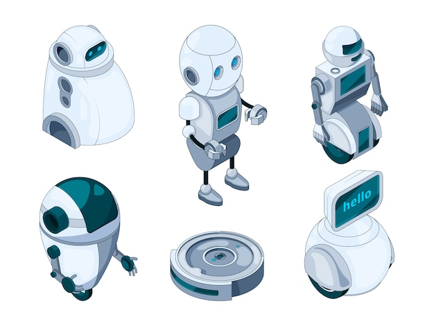 Assistant de robots domestiques. Diverses machines d'aide