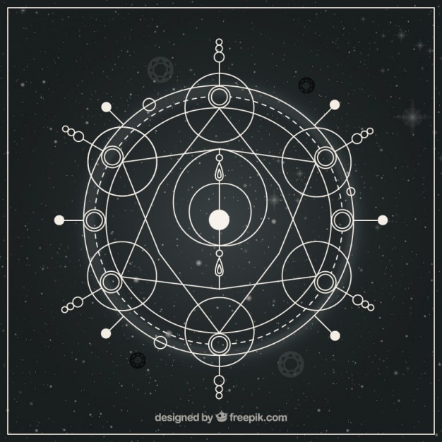 Astrologique Symbole Abstrait