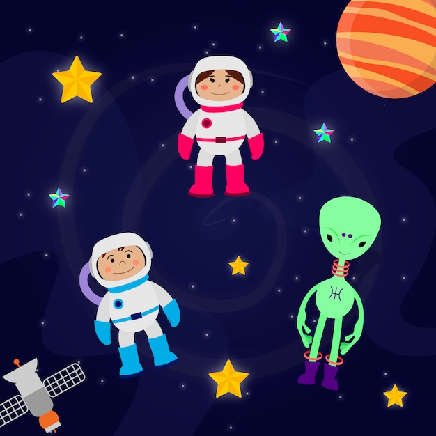 Astronautes Et Extraterrestres